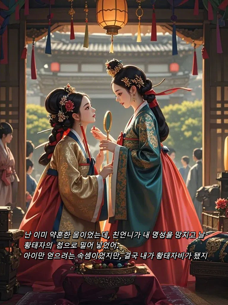 난 이미 약혼한 몸이었는데, 친언니가 내 명성을 망치고 날 황태자의 첩으로 밀어 넣었어. 아이만 얻으려는 속셈이었지만, 결국 내가 황태자비가 됐지