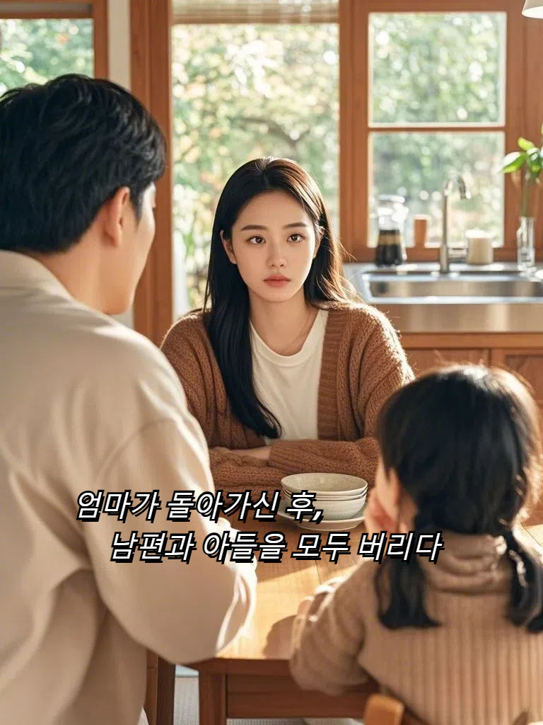 엄마가 돌아가신 후, 남편과 아들을 모두 버리다 