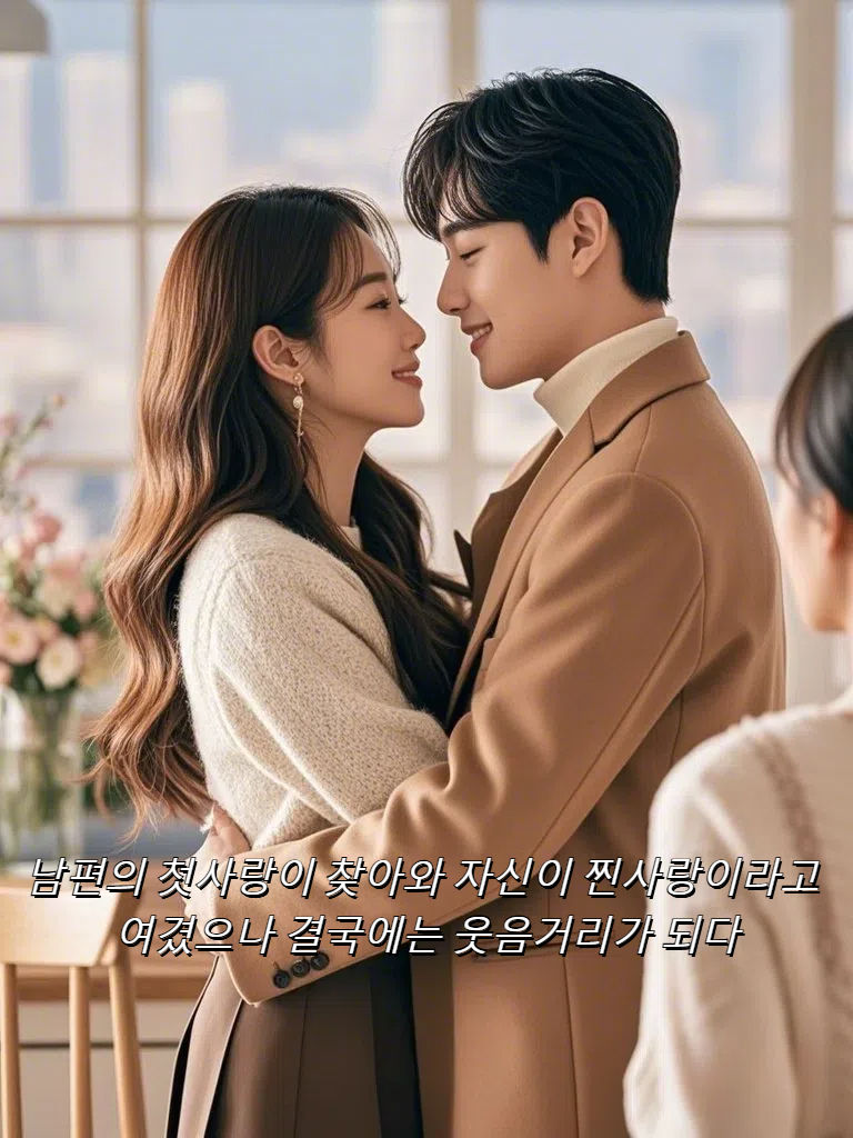 남편의 첫사랑이 찾아와 자신이 찐사랑이라고 여겼으나 결국에는 웃음거리가 되다