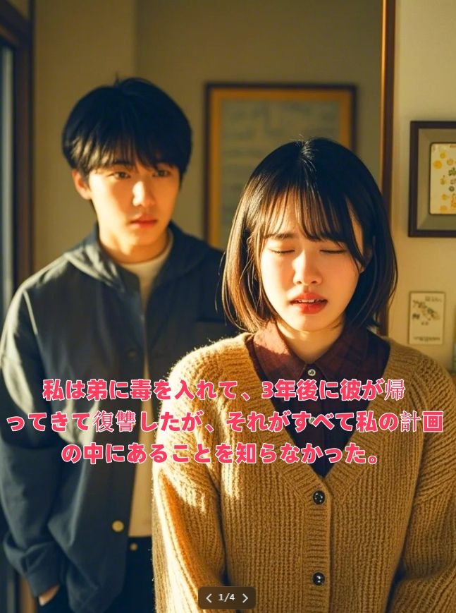 私は弟に毒を入れて、3年後に彼が帰ってきて復讐したが、それがすべて私の計画の中にあることを知らなかった。