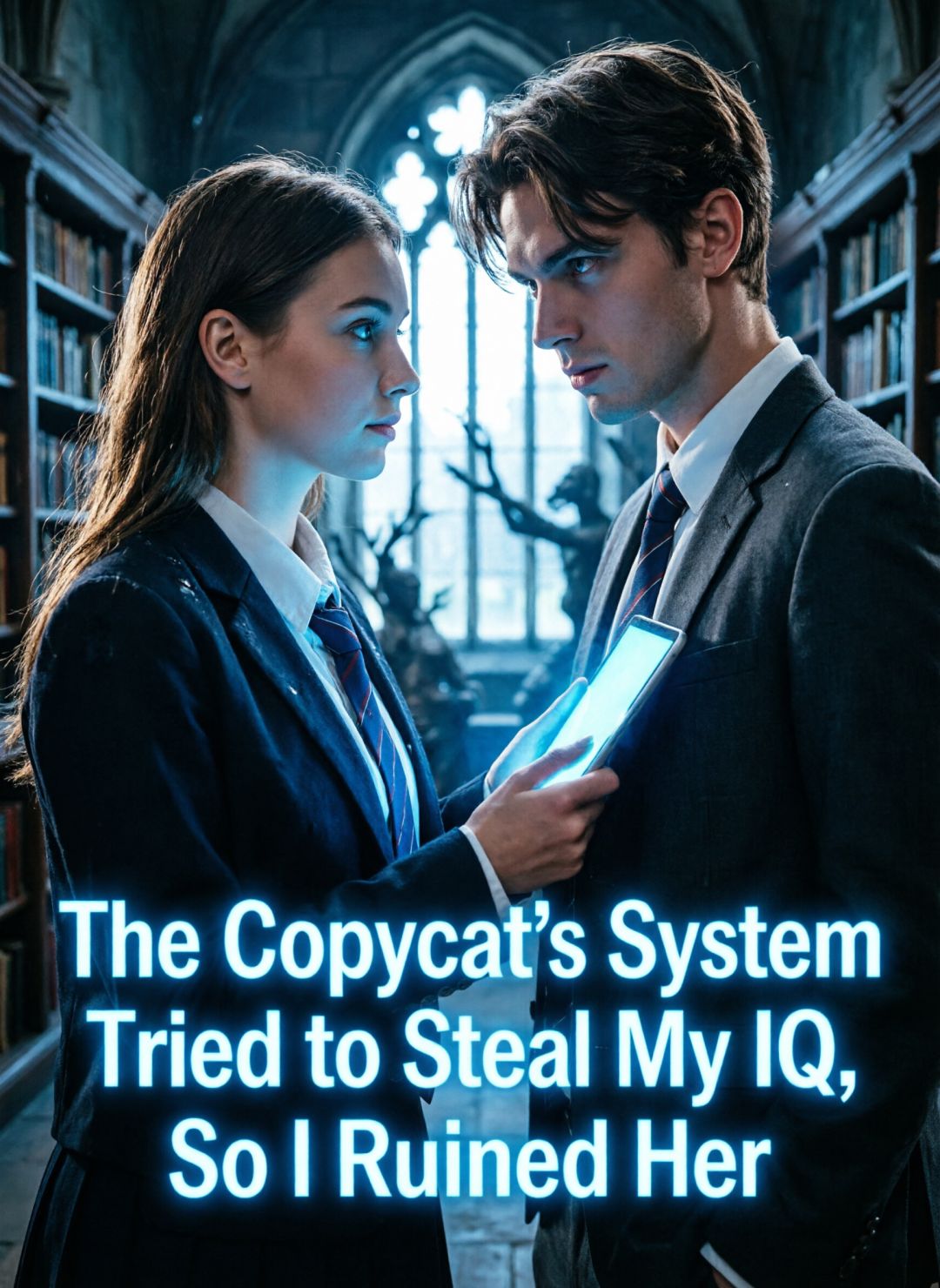 The Copycat’s System Tried to Steal My IQ, So I Ruined Her