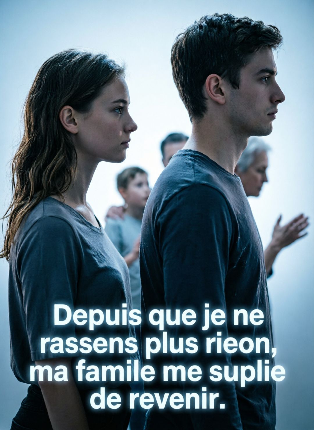 Depuis que je ne ressens plus rien, ma famille me supplie de revenir.
