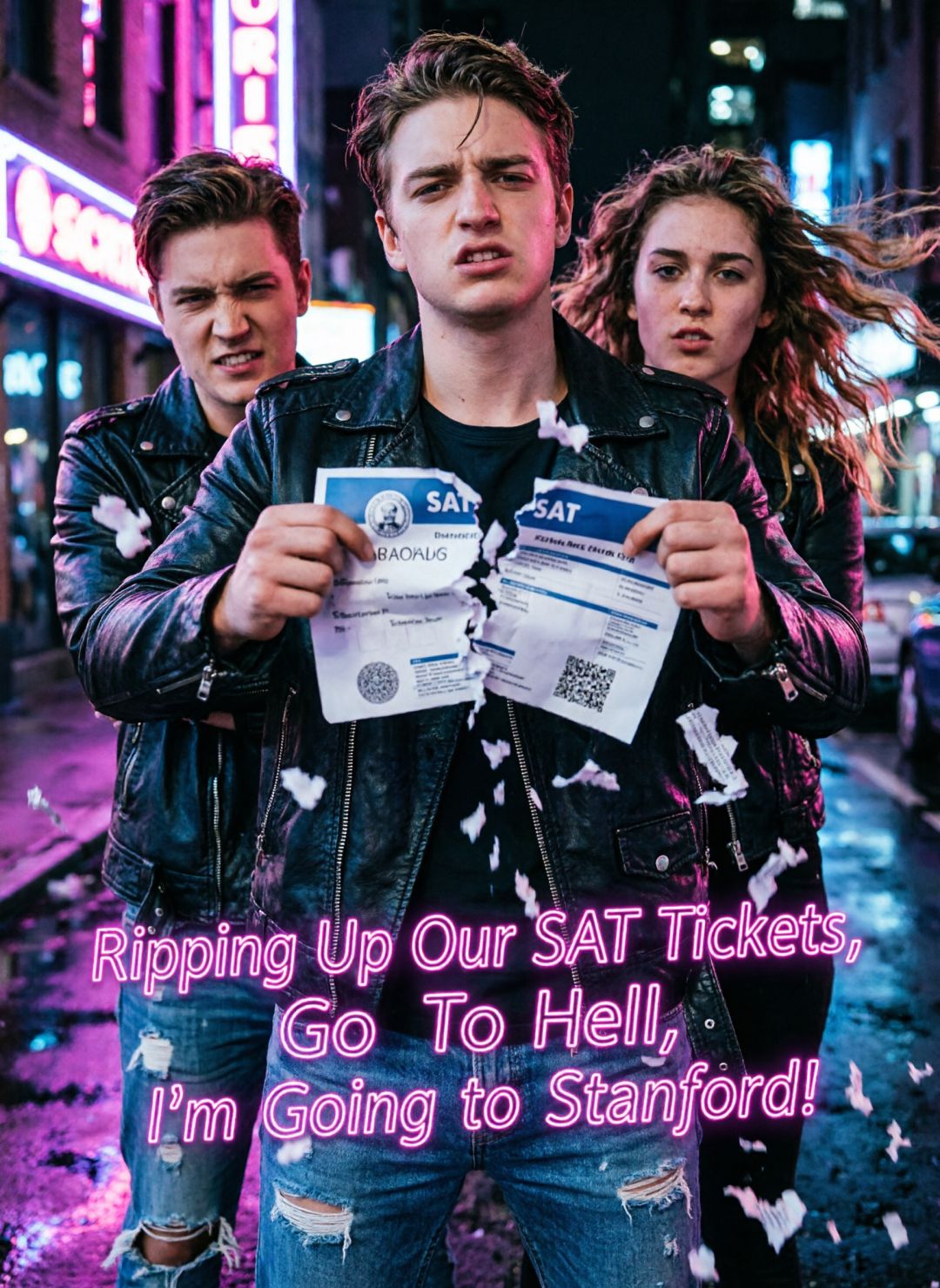 Ripping Up Our SAT Tickets，Go To Hell, I'm Going to Stanford!