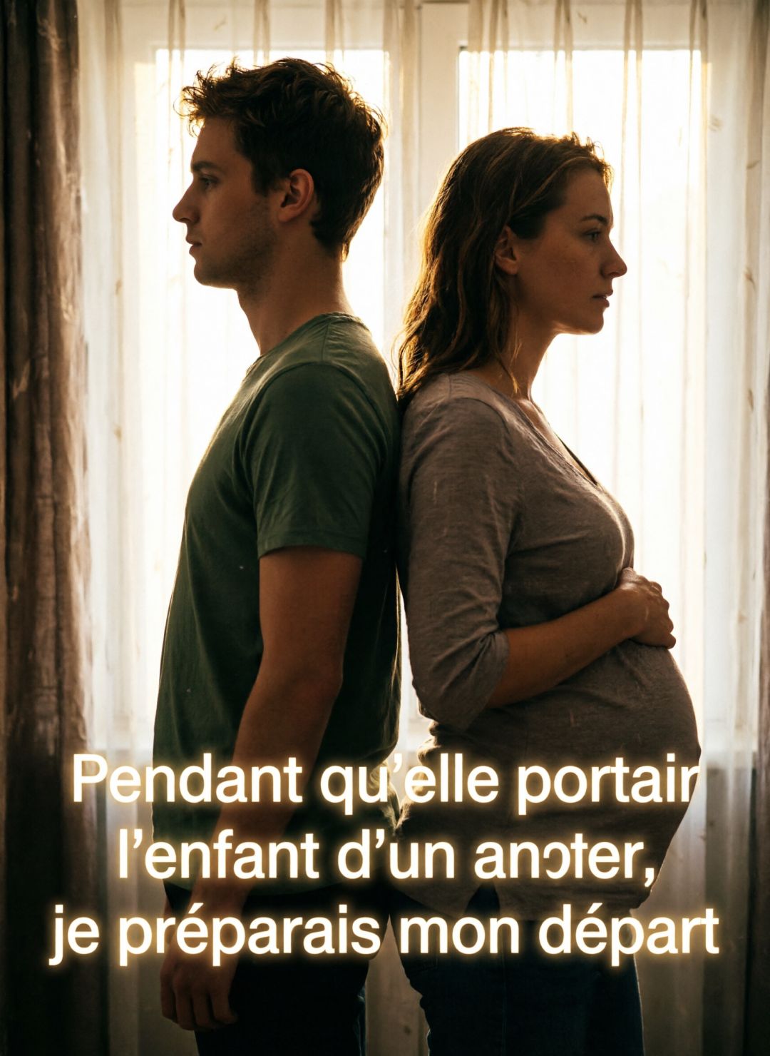 Pendant qu'elle portait l'enfant d'un autre, je préparais mon départ