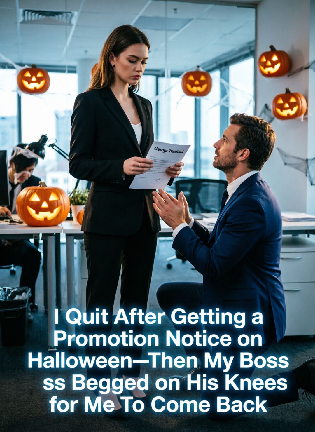 I Quit After Getting a Promotion Notice on Halloween—Then My Boss Begged on His Knees for Me to Come Back